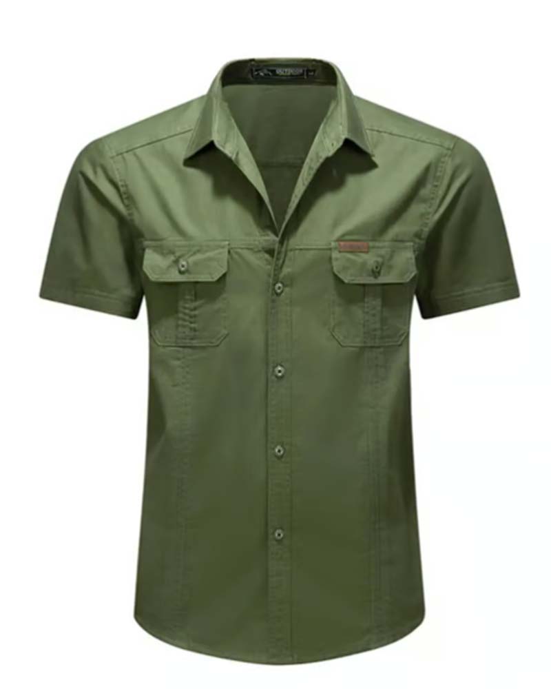 Chemise Durable Extérieur Manche Courte