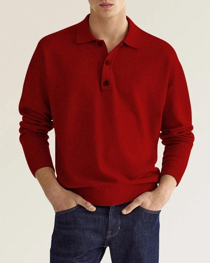 Chemise homme boutonnée à manches longues