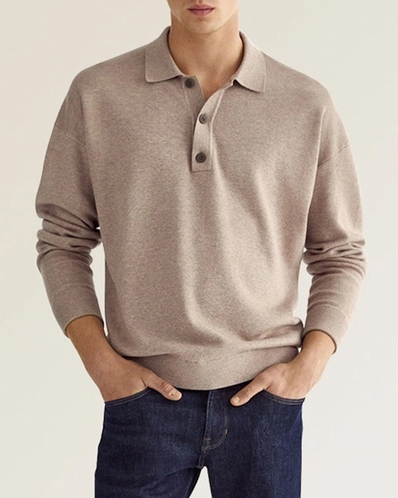 Chemise homme boutonnée à manches longues