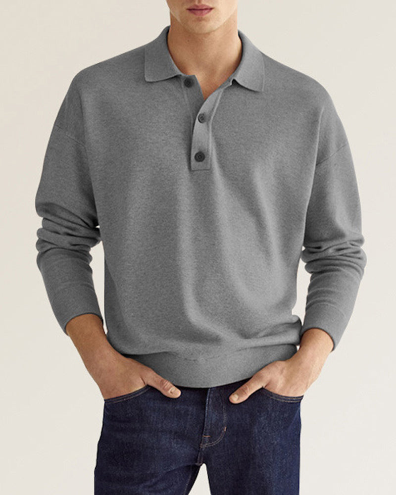 Chemise homme boutonnée à manches longues