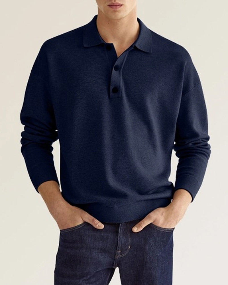 Chemise homme boutonnée à manches longues