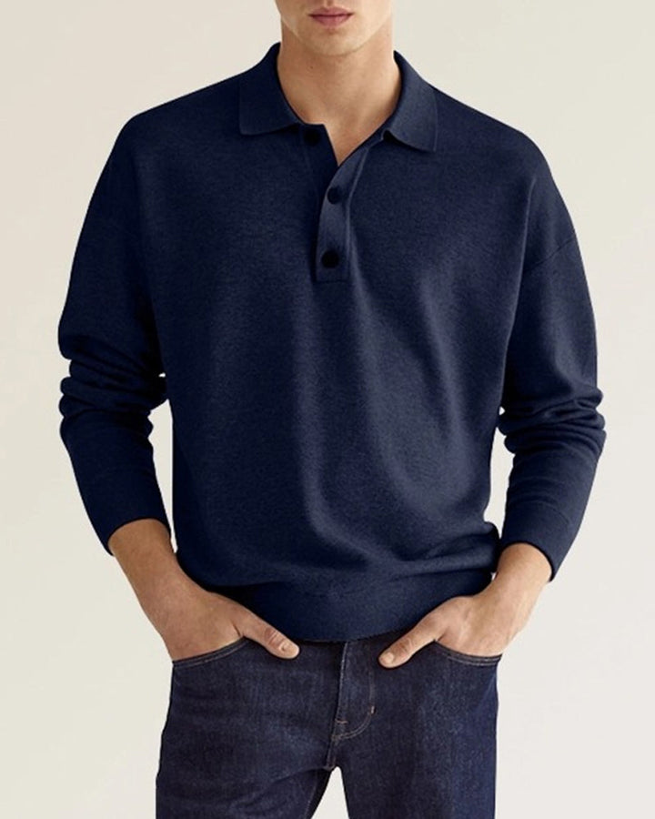 Chemise homme boutonnée à manches longues