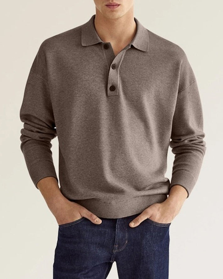 Chemise homme boutonnée à manches longues