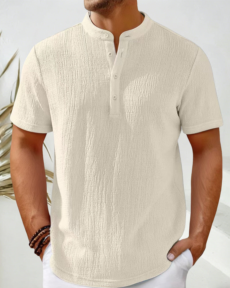 Chemise Unie Ample Henley