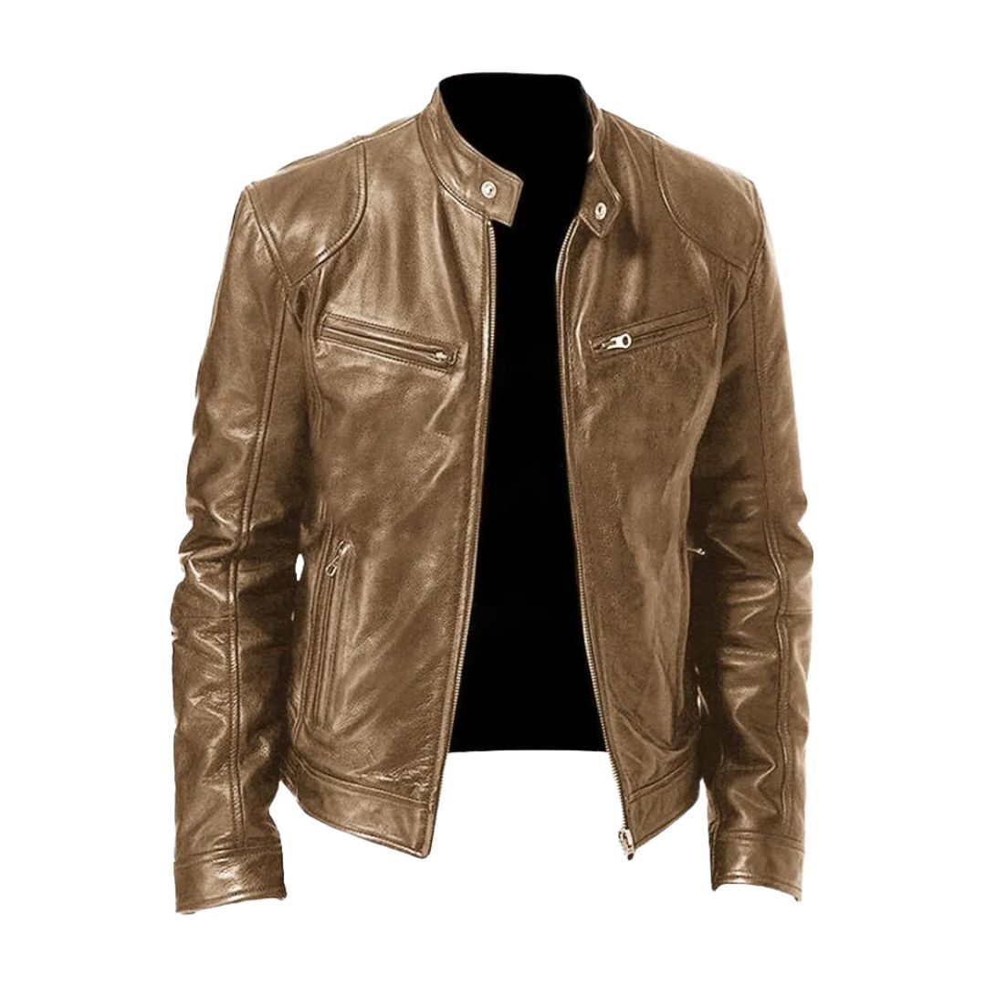 laurent | Veste en cuir décontractée