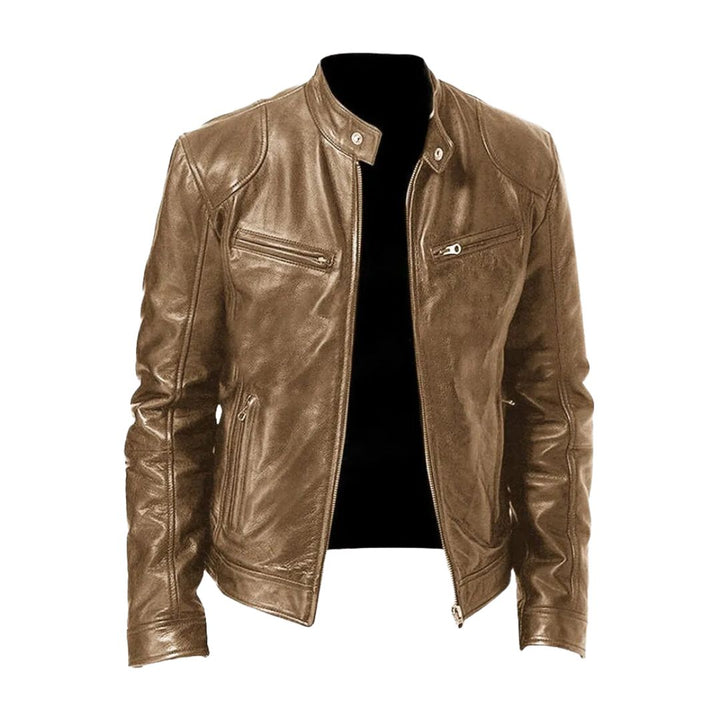 laurent | Veste en cuir décontractée