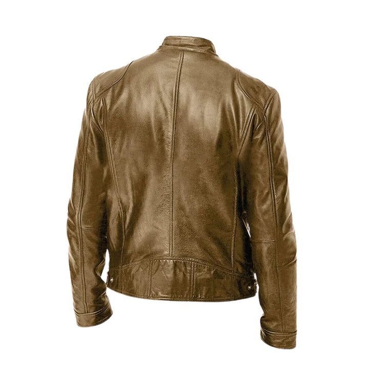 laurent | Veste en cuir décontractée