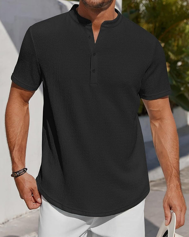 Chemise Unie Ample Henley