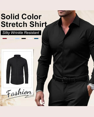 Chemise Homme Manches Longues Unie