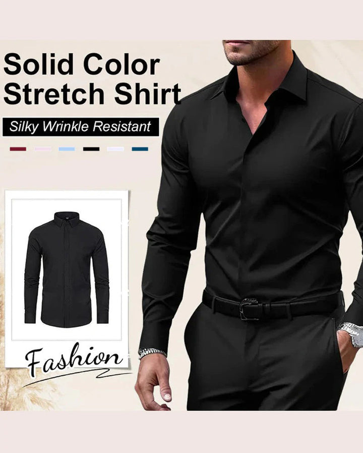 Chemise Homme Manches Longues Unie