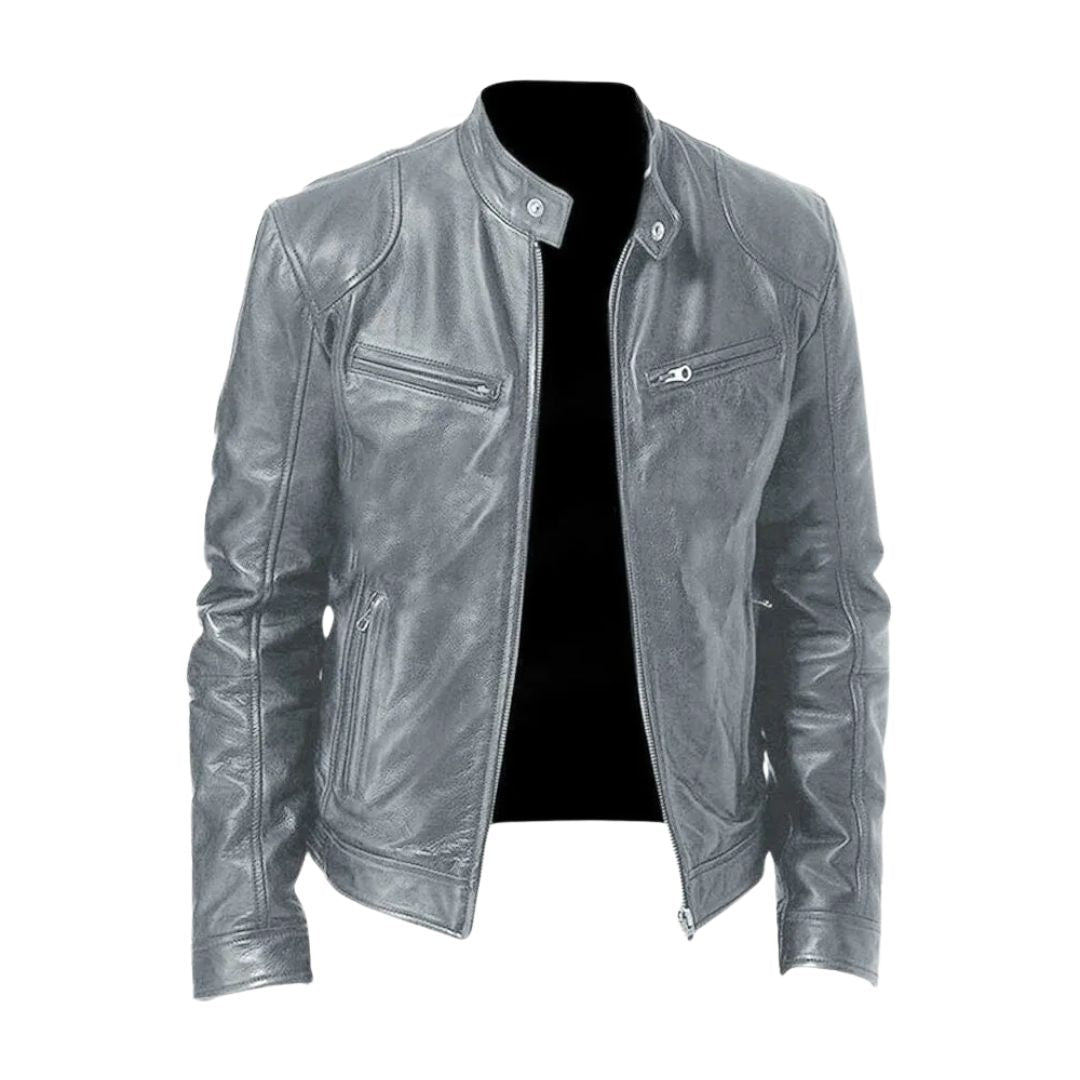 laurent | Veste en cuir décontractée