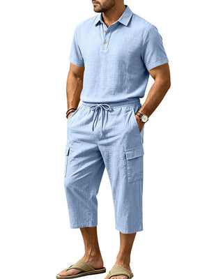 Set Haut Polo Pantalon Capri