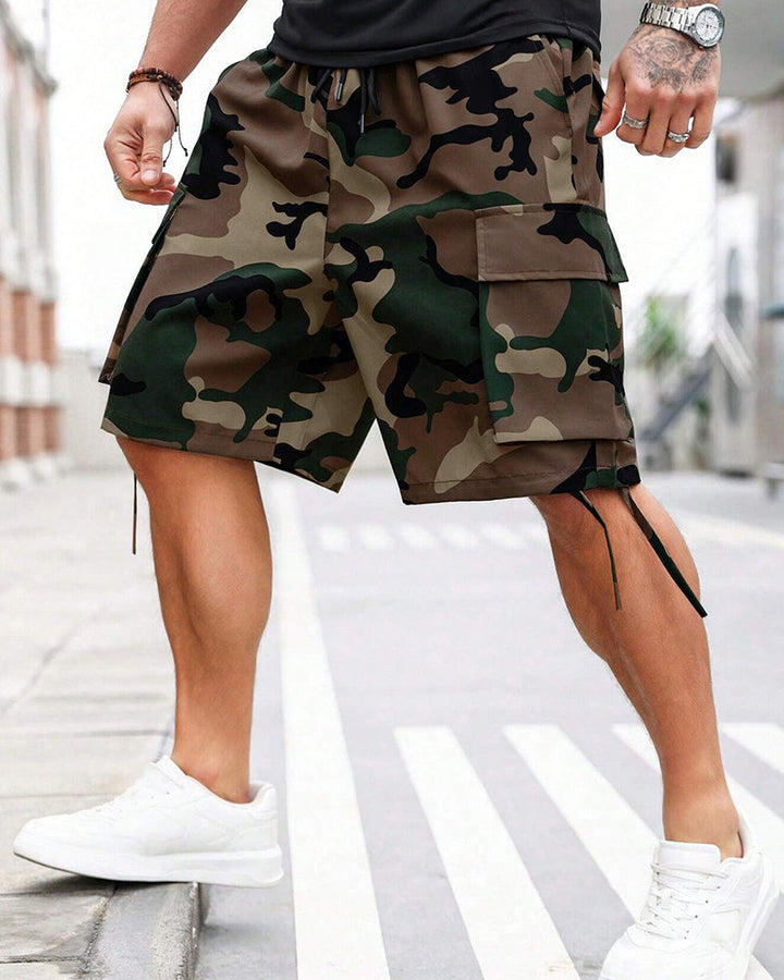 Pantalon À Poches Camouflage Cargo