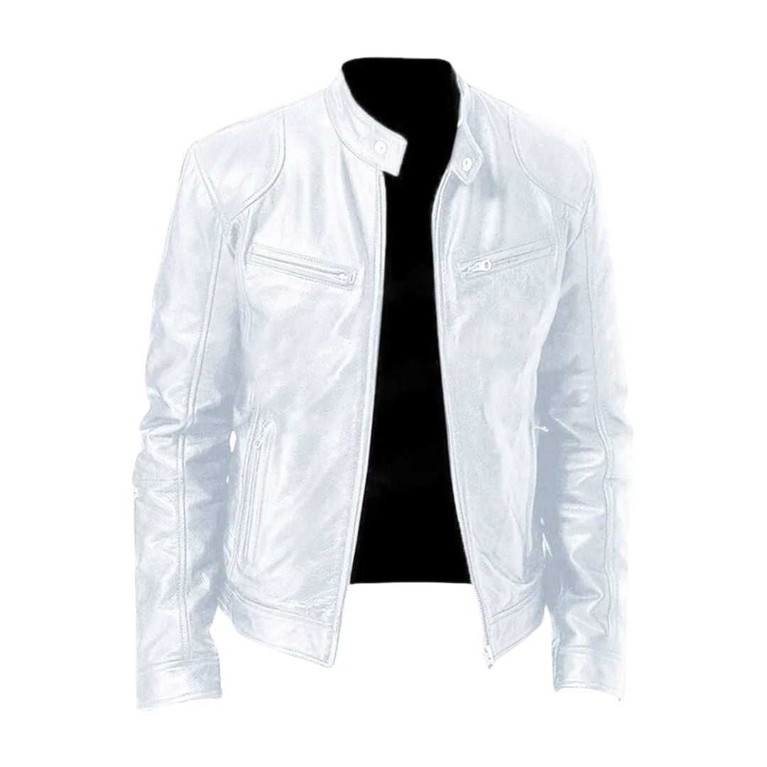 laurent | Veste en cuir décontractée