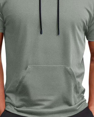 T-Shirt Capuche Séchage Rapide Manche Courte