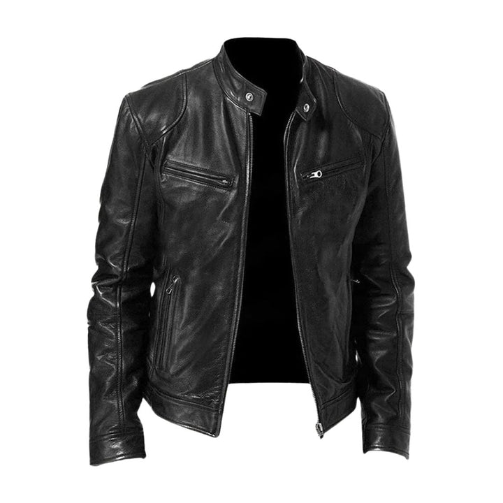 laurent | Veste en cuir décontractée