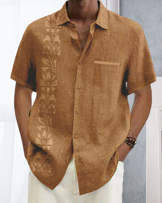 Chemise à manches courtes avec imprimé