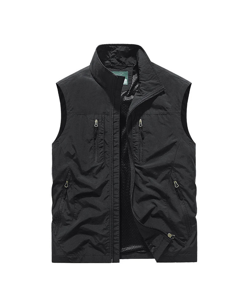 Soldes Limités Dans Le Temps – 50 % De Réduction🔥🧥 Veste Sans Manches Oversized Pour Homme Avec Poches