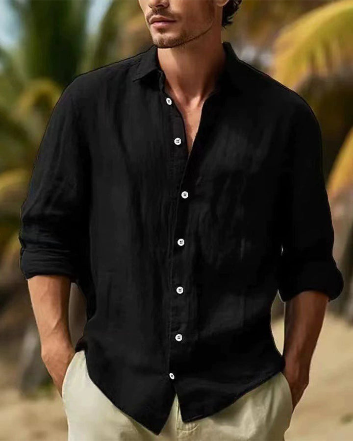 Chemise Hommes Boutonnage Décontractée