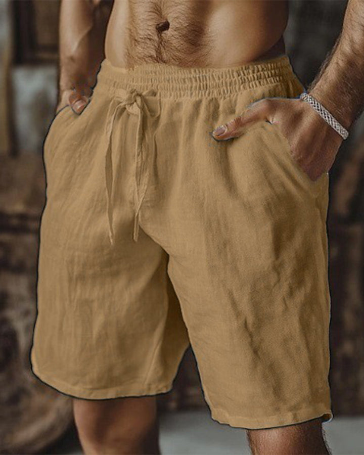 Shorts Cordon De Serrage Taille Élastique