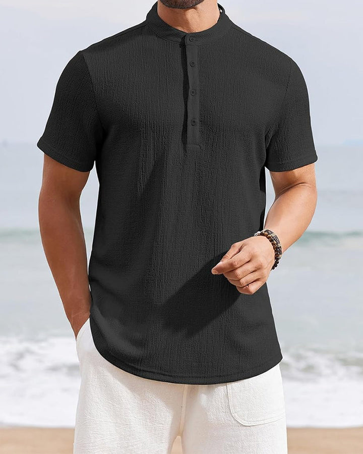 Chemise Unie Ample Henley