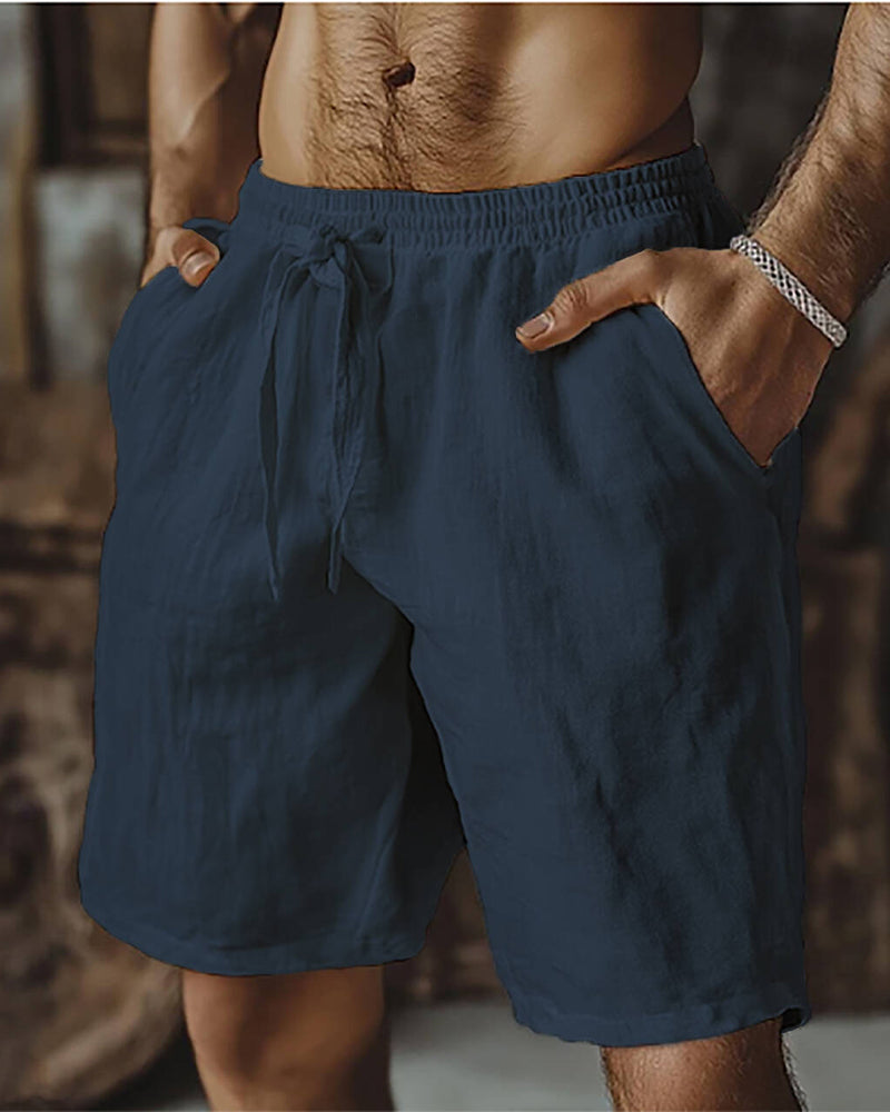 Shorts Cordon De Serrage Taille Élastique