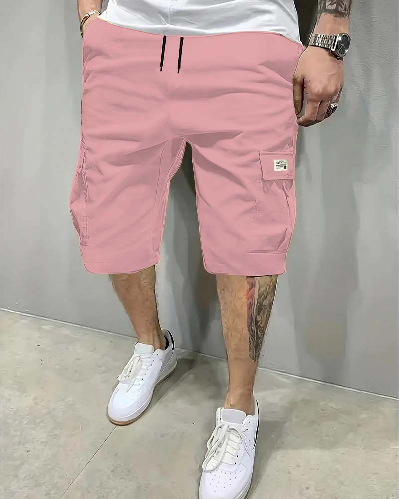 Shorts Homme Taille Mi-Haute À Cordon