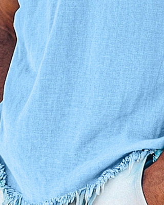T-Shirt Homme Uni Manche Courte
