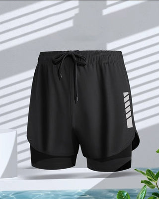 Short Hommes Style Boxeur Double Couche Pudeur