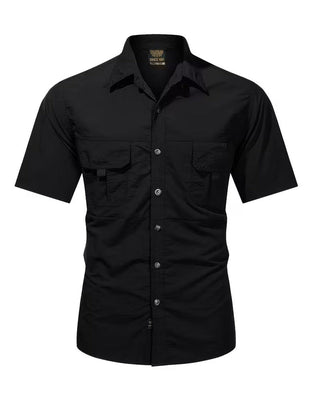 Chemise Respirante Décontractée À Manches Courtes