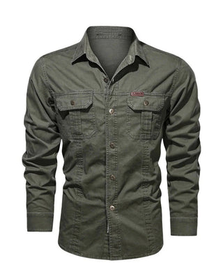 Chemise Homme Vêtement De Travail Poche Unie