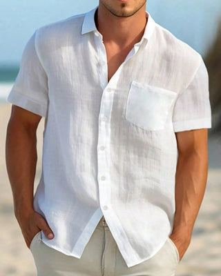 Chemise Homme Manche Courte Bouton