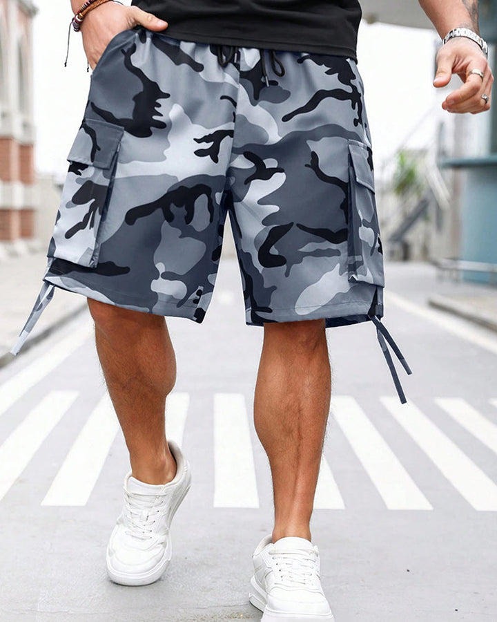 Pantalon À Poches Camouflage Cargo