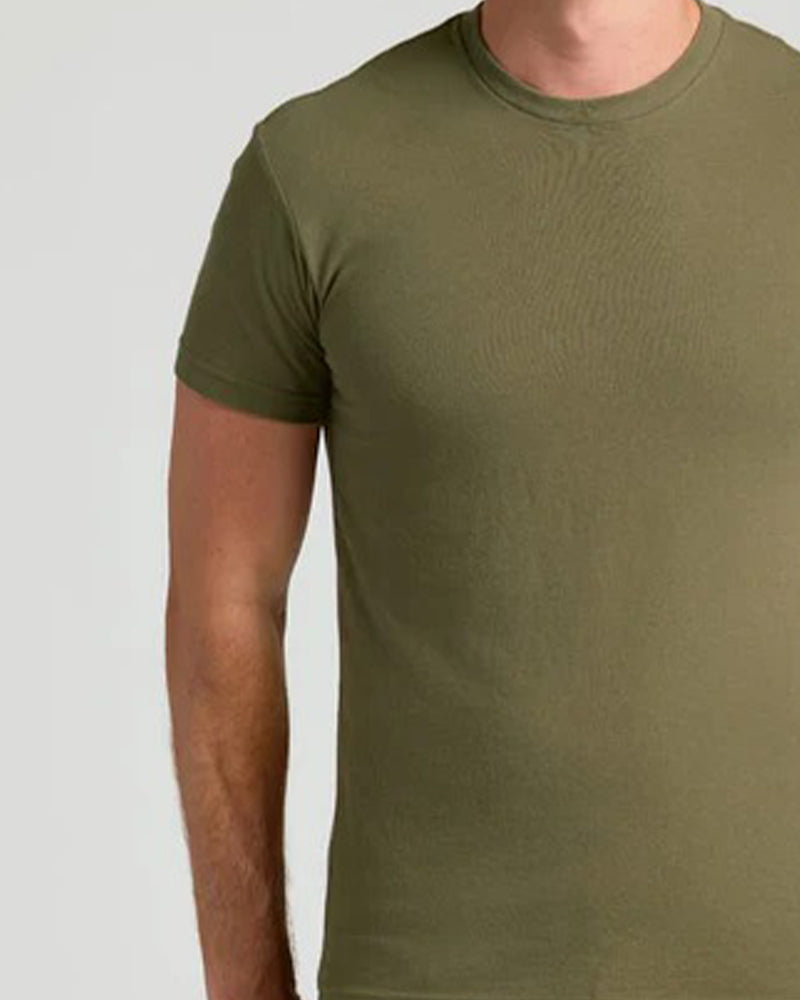 Haut Homme Uni Manches Courtes