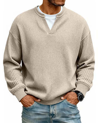 Sweatshirt Homme Col Rond Fausse Superposition