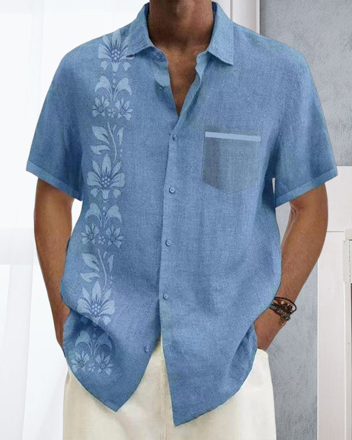 Chemise à manches courtes avec imprimé