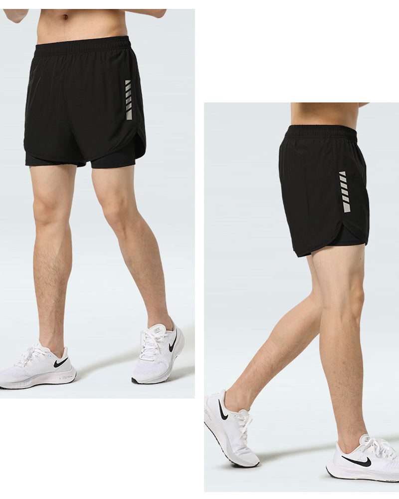 Short Hommes Style Boxeur Double Couche Pudeur