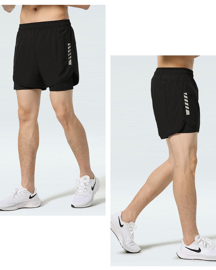 Short Hommes Style Boxeur Double Couche Pudeur
