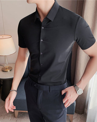 Chemises Homme Stretch Manche Courte Robe