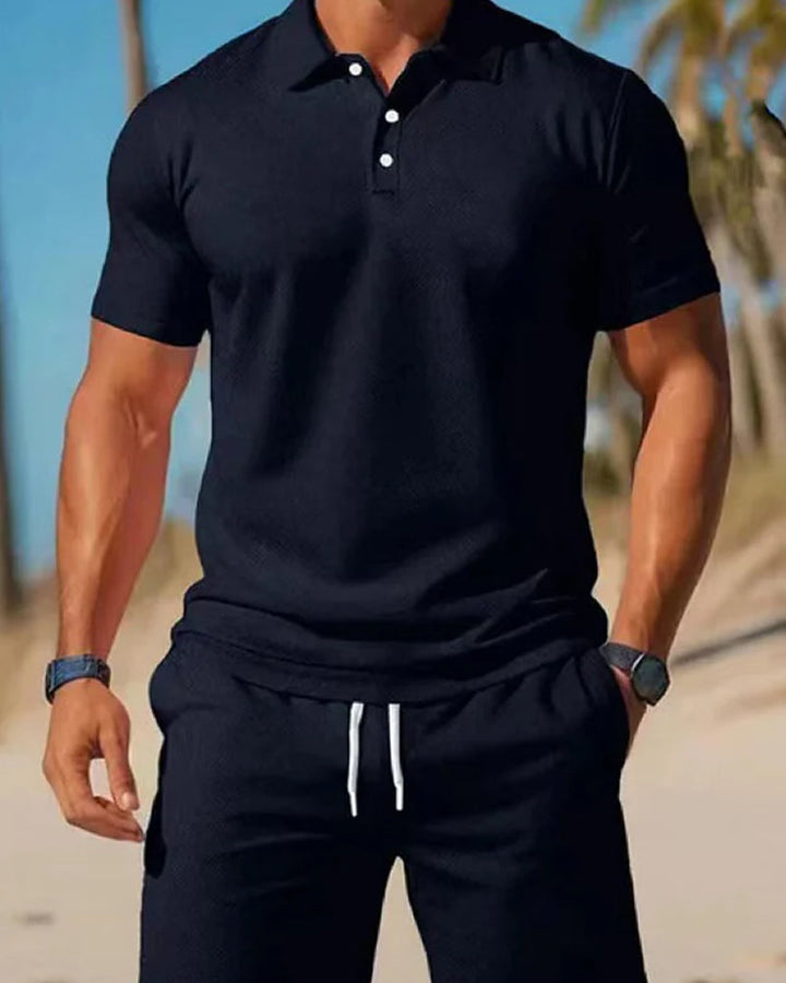 Ensemble Été Homme 2 Pièces Polo Et Short