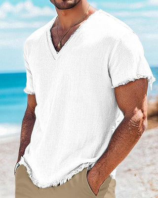 T-Shirt Homme Uni Manche Courte