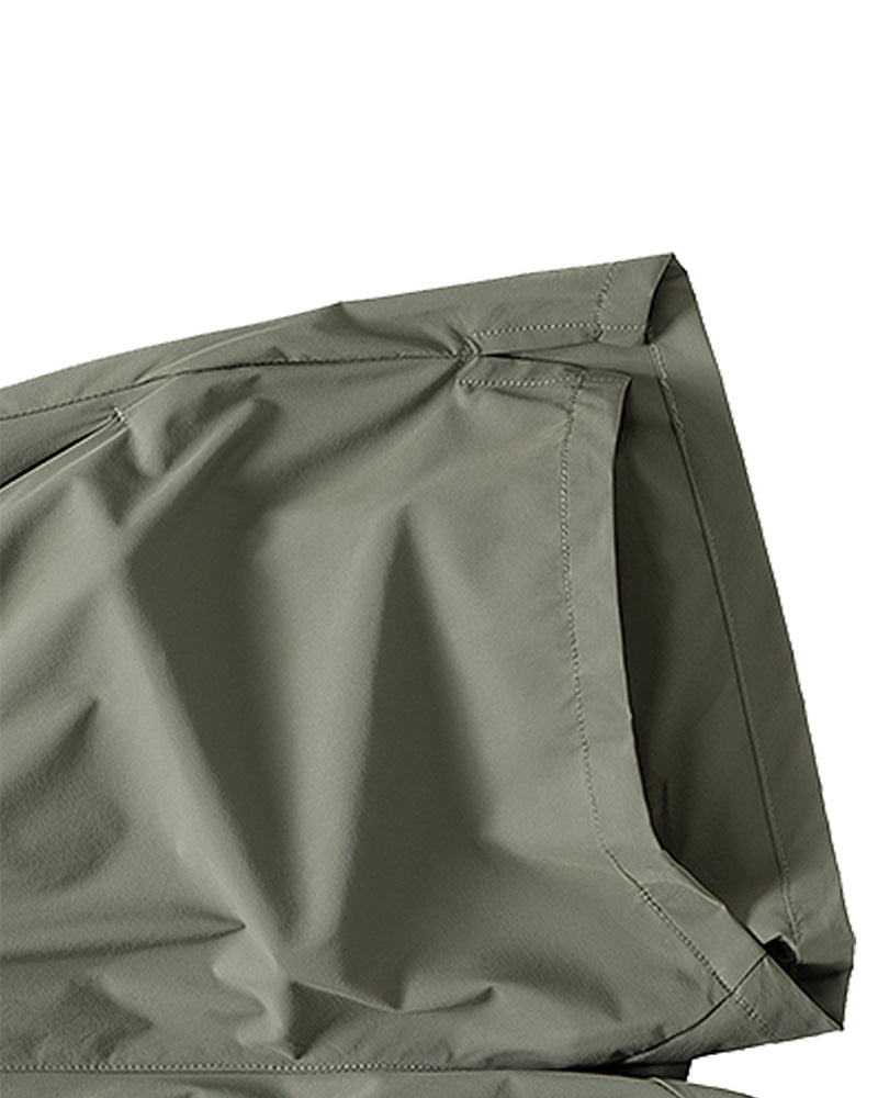 Shorts Hommes Taille Élastique Poche Séchage Rapide Ice-Soie Sport