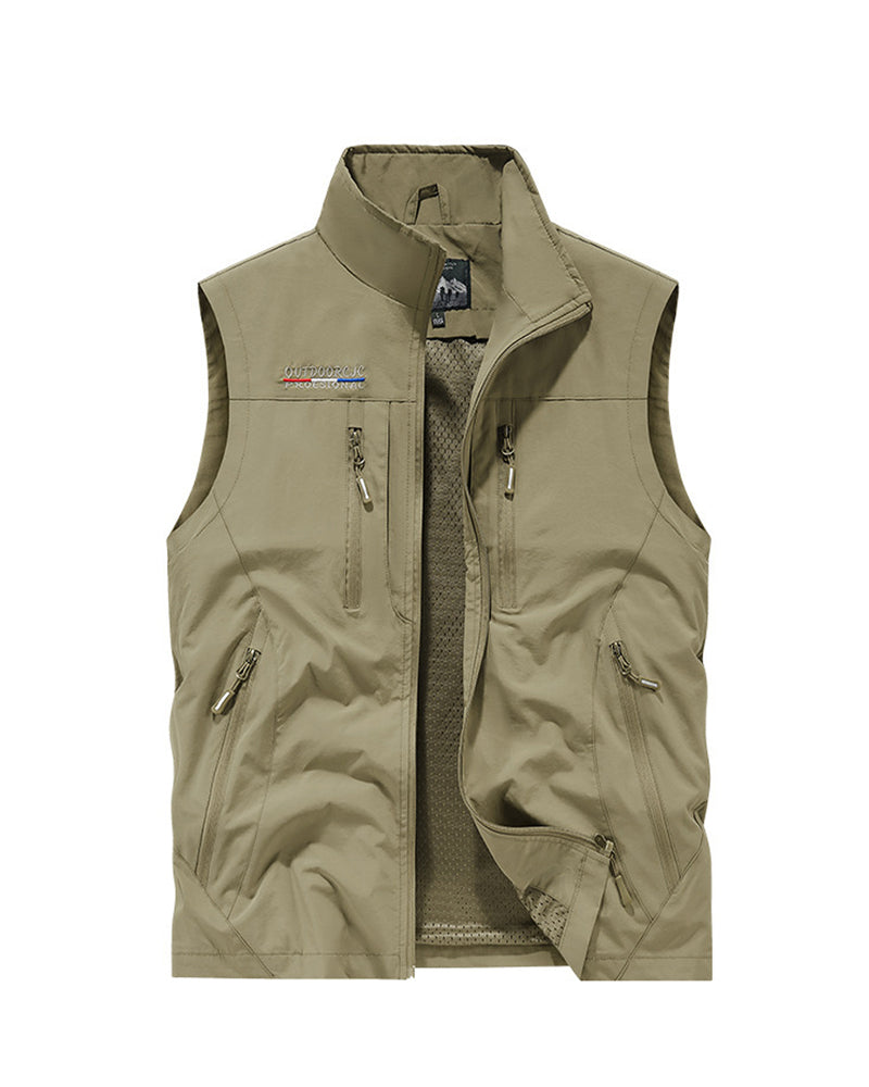 Soldes Limités Dans Le Temps – 50 % De Réduction🔥🧥 Veste Sans Manches Oversized Pour Homme Avec Poches