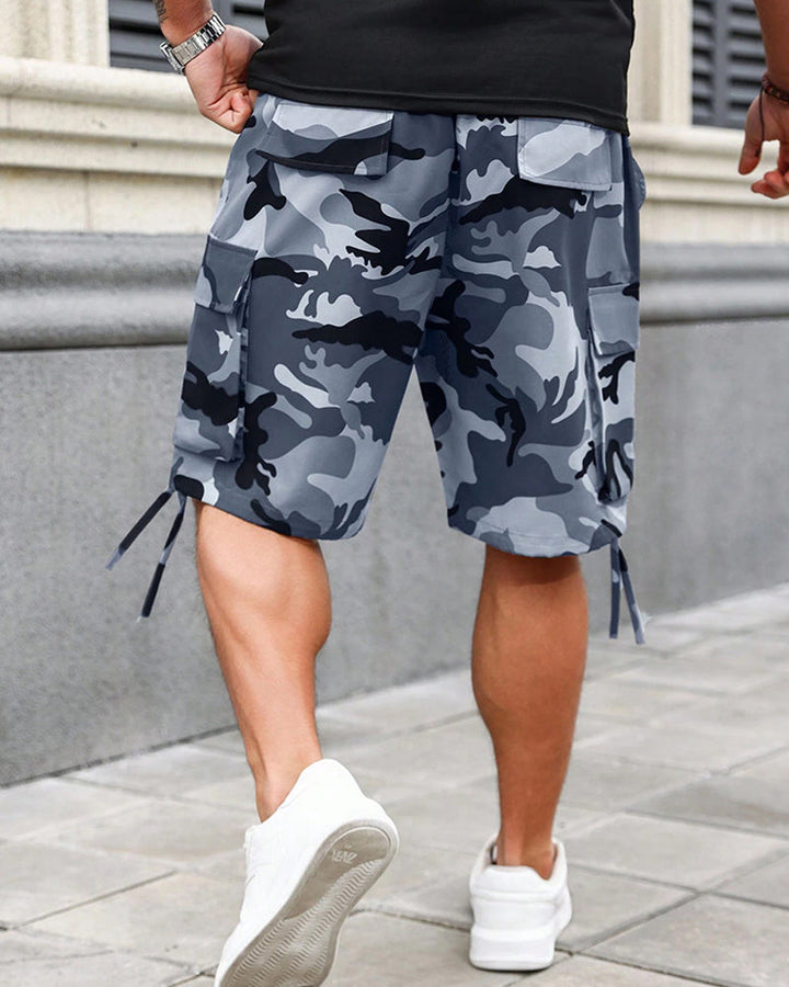 Pantalon À Poches Camouflage Cargo