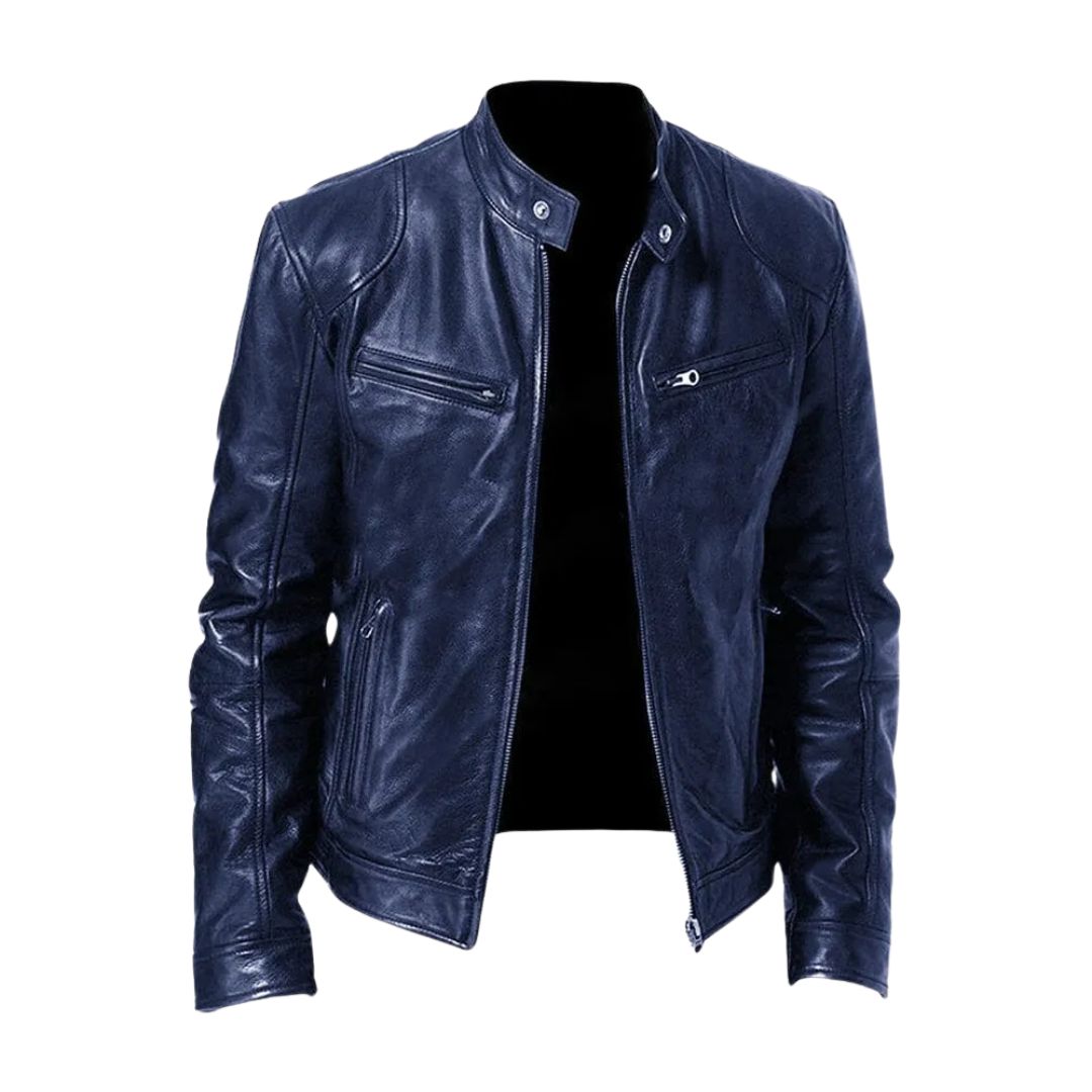 laurent | Veste en cuir décontractée