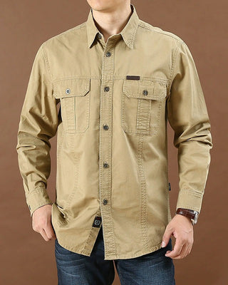 Chemise Homme Vêtement De Travail Poche Unie