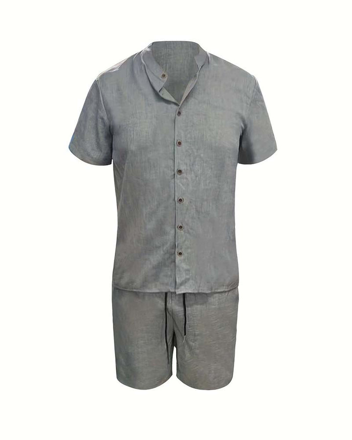 Ensemble Hommes Chemise Manches Courtes Et Short