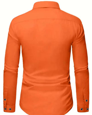 Chemise Business Coupe Ajustée Manches Longues
