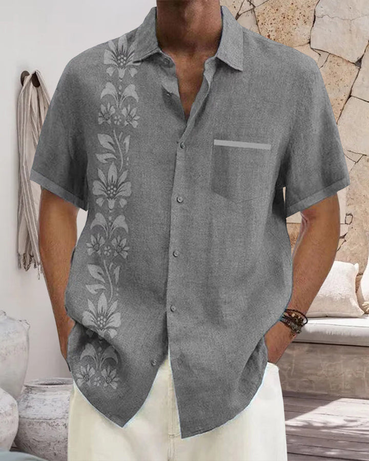 Chemise à manches courtes avec imprimé