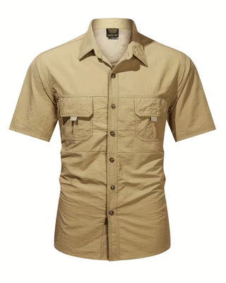Chemise Respirante Décontractée À Manches Courtes